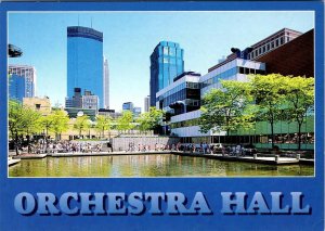 Minneapolis, MN Minnesota  ORCHESTRA HALL Concert Performances  4X6 Postcard