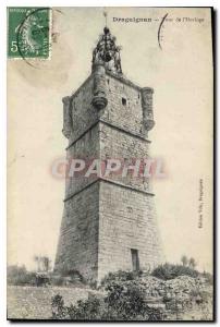 Postcard Draguignan Old Clock Tower