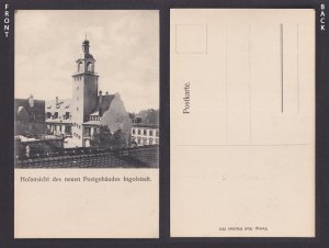 Heidelberg Germany postcard 1905 Courtyard Post office building Real photo