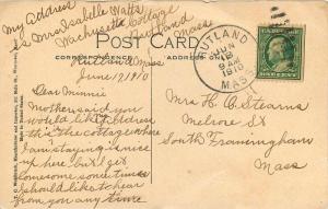 Boyle 1910 Rutland Massachusetts Wachusett Cottage Wohlbruck postcard 2304