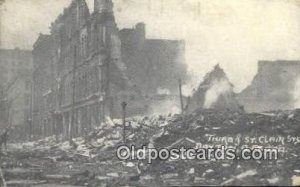 Third & St Clair Sts, Flood Dayton, Ohio, OH, Flood USA Disasters Unused smal...