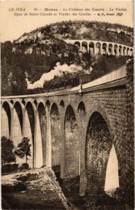 CPA Le Jura - Morez - Le Chateau des Essarts - Le Viaduc ligne de St-(247447)