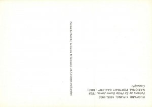 Art Postcard - Rudyard Kipling - Artist Sir Philip Burne-Jones  RRR1047