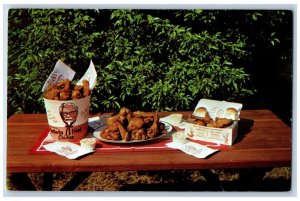 Kentucky Fried Chicken KFC Postcard Advertising c1950's Unposted Vintage