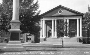 1950s Methodist Episcopal Church Shenandoah Iowa  RPPC Photo Postcard 6648