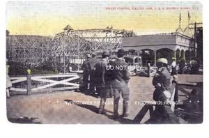 Roller Coaster, Electric Park, A&H Railway, Albany NY