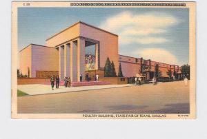 VINTAGE POSTCARD TEXAS DALLAS STATE FAIR POULTRY BUILDING