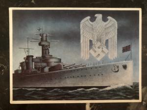 Mint Germany Patriotic Postcard Kriegsmarine Navy Whermacht WW2