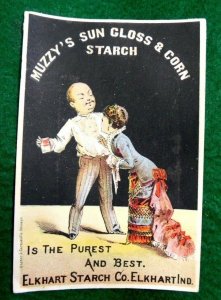 Muzzy's Sun Gloss & Corn Starch Elkhart Starch Co Lady Man Reflection Chest Y2