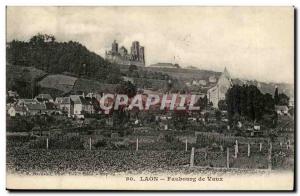 Laon - Faubourg de Vaux - Old Postcard