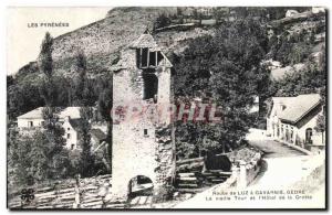 Old Postcard The Pyrenees Luz Road has Gavarnie Gedre La Vieille Tour and I C...