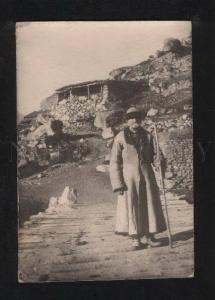 061027 CAUCASUS Kuplom village Old man Vintage PC