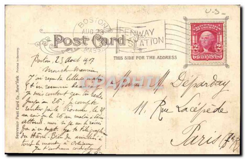 Old Postcard Harvard Medical School Boston Mass