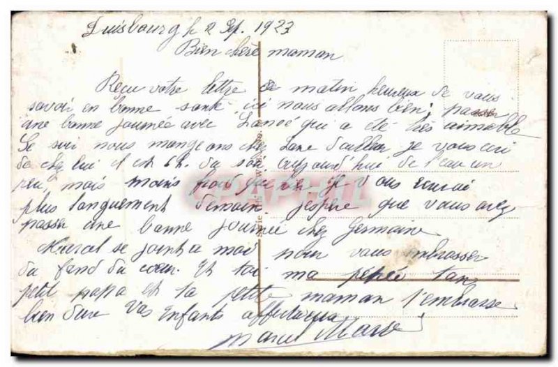 Old Postcard Duisburg Konigstasse