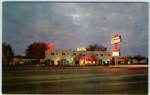 c1950s Albuquerque, NM Casa Grande Lodge Motel Motor Lodge Postcard Petley A91