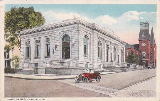 Post Office Nashua Hew Hampshire 1920 Curteich