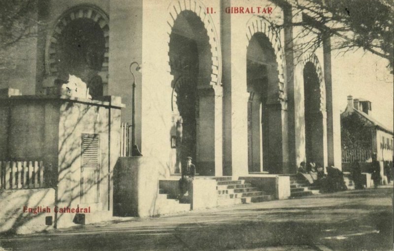 Gibraltar, English Cathedral (1911) Postcard