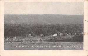 Tuscarora Pennsylvania View From Other Side of the Schuylkill River  PC U2378