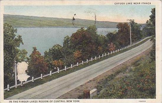 New York City Cayuga Lake Near Ithaca In The Finger Lakes Region Of Central N...