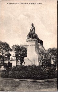 Argentina Buenos Aires Monumento a Moreno Vintage Postcard C092