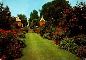 England Gloucestershire Hidcote Manor Gardens The Red Borders