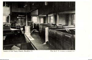 Connecticut Brooklyn Interior of Old Trinity