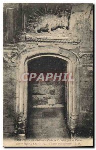 Postcard Old Chateau Amboise Gate of the Old Jeu de Paume