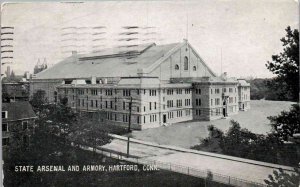 Hartford, Connecticut - The State Arsenal and Armory - in 1909