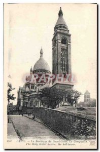 Postcard Old Paris The Basilica of Sacre Coeur Campanile