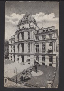 Massachusetts BOSTON City Hall Pub by  American Publicity Co. pm1909 ~ DB