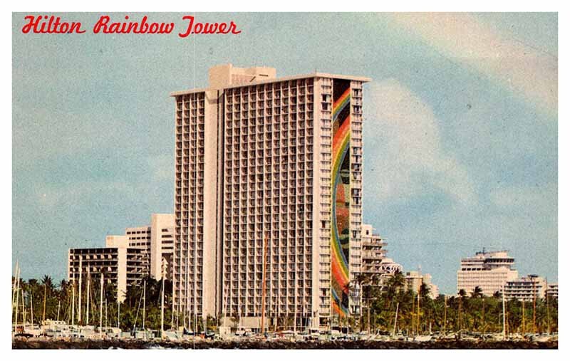 Postcard HOTEL SCENE Honolulu - Waikiki Hawaii HI AS2164