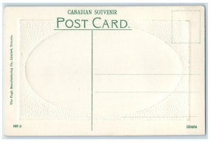 c1910 Post Office Regina Saskatchewan Canada Embossed Antique Postcard