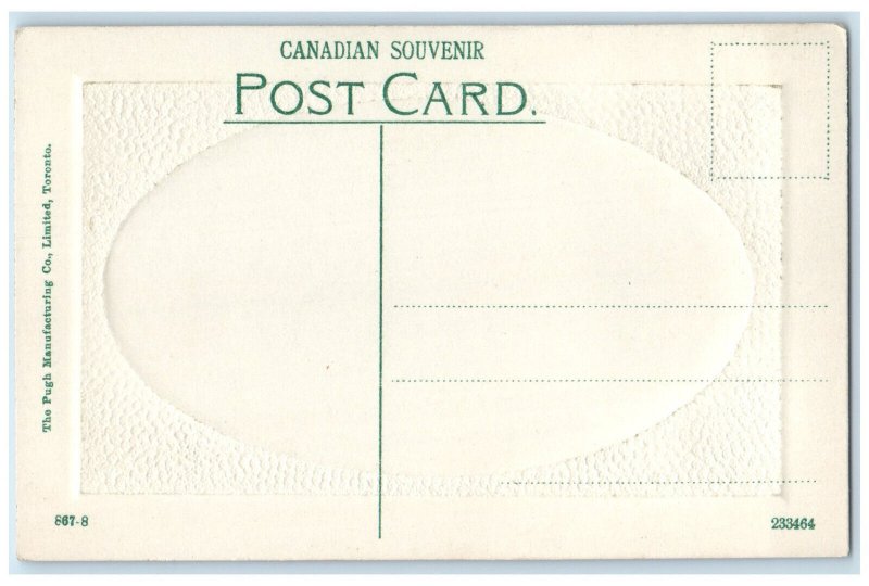 c1910 Post Office Regina Saskatchewan Canada Embossed Antique Postcard