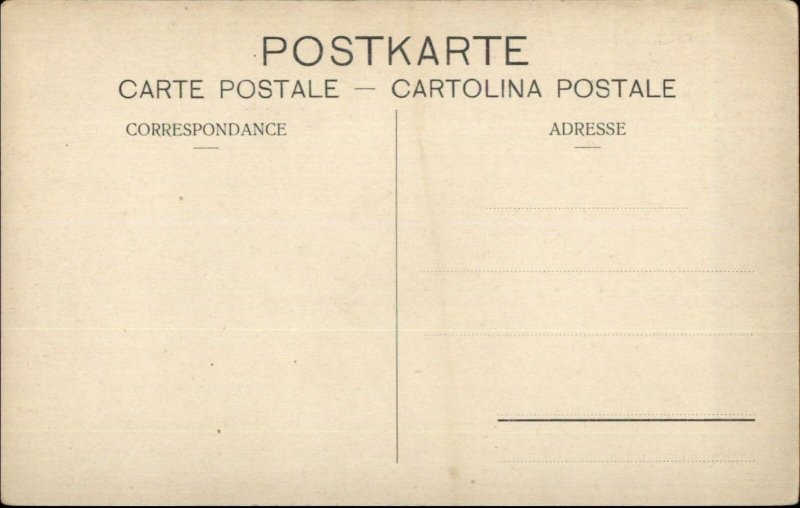 Hotel de la Paix Interlaken Switzerland c1910 Postcard