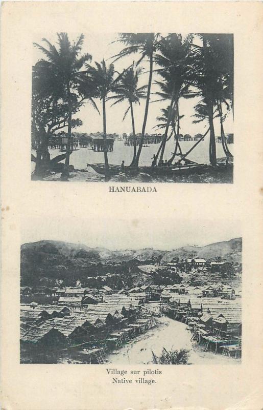 New Caledonia Papua New Guinea HANUABADA native village on stilts Oceania 