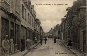 CPA SONGEONS - Rue Crignon-Fleury (259433)