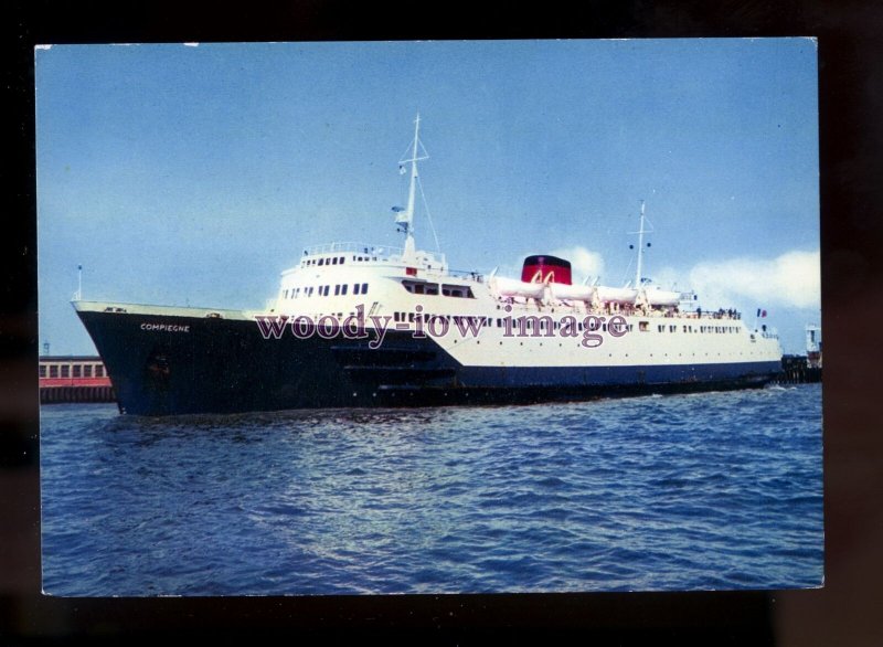 FE2361 - French SNCM Ferry - Compiegne , built 1958 - postcard