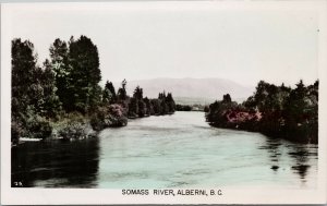 Somass River Alberni BC Vancouver Island Unused Gowen Sutton RPPC Postcard H20