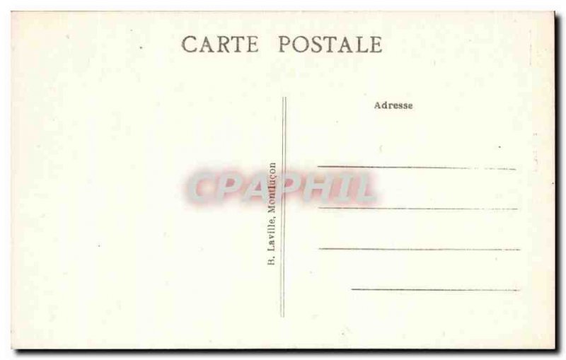 Old Postcard Picturesque Cantal Condat In Feniers Rock Pointed Pres De Condat