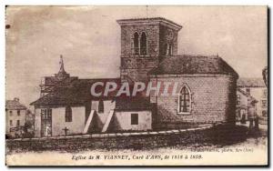Old Postcard Church Vianney Cure of Ars 1818 1859