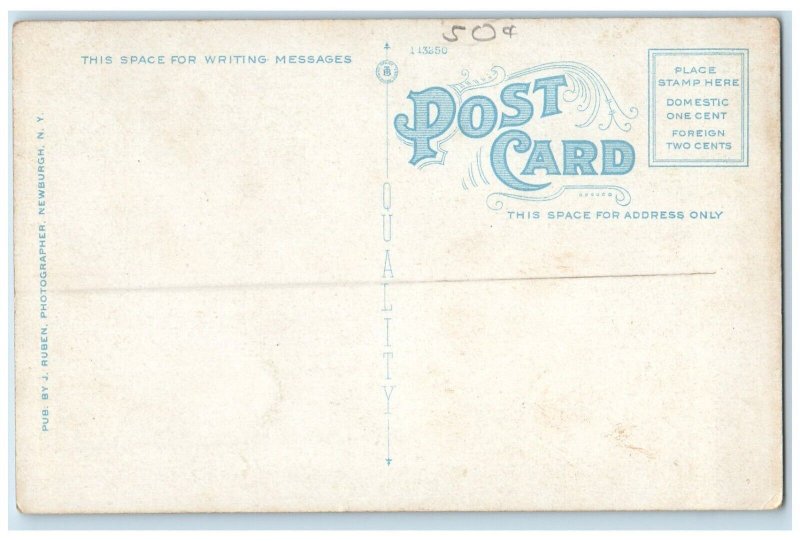 c1920's Post Office Building Peekskill New York NY Unposted Vintage Postcard