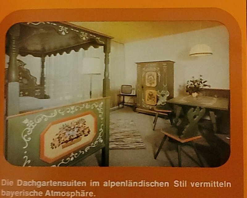 Munich, Germany Hotel Konigshof Vintage 1970s brochure