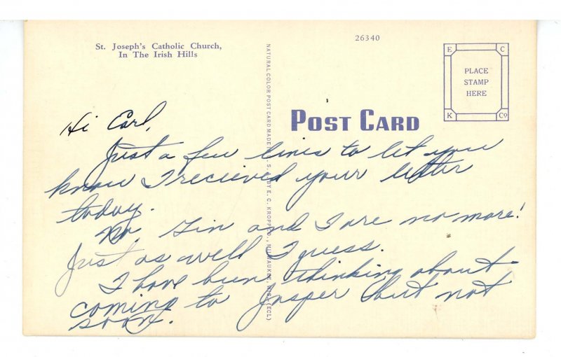 MI - Irish Hills. St. Joseph's Catholic Church