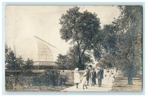 1908 Garfield Park Conservatory Chicago Illinois IL Unposted RPPC Photo Postcard