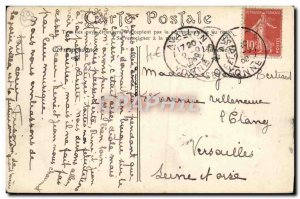 Old Postcard Avallon La Rue Des Deux Cousins