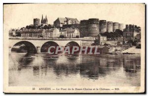 Old Postcard Angers The Bridge on the Lower Chain and Chateau