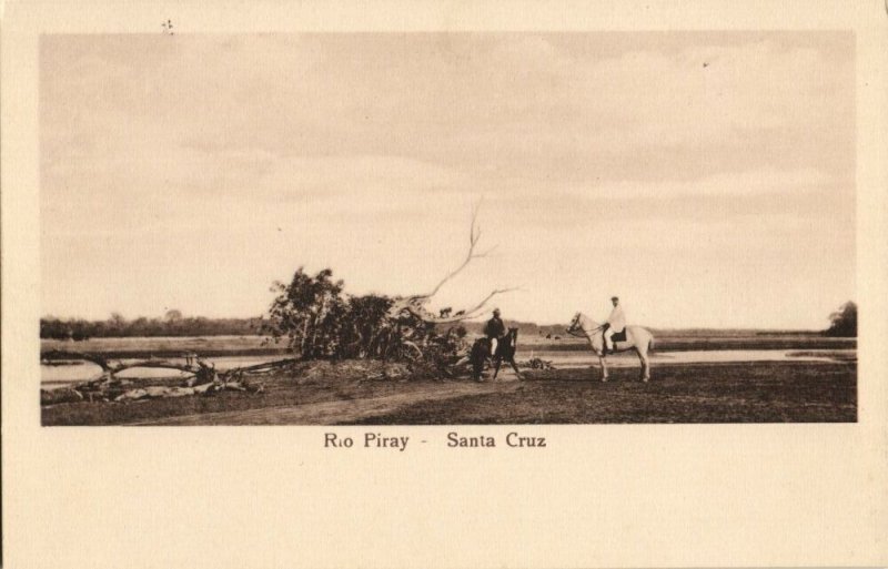 bolivia, SANTA CRUZ, Rio Piray, Panorama (1910s) Postcard