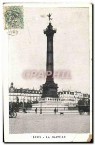 Old Postcard Paris Bastille