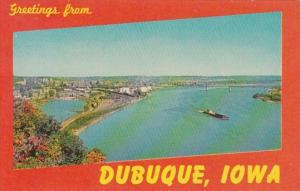 Iowa Greetings From Dubuque