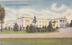 New York Saratoga Springs The Lincoln Baths 1950